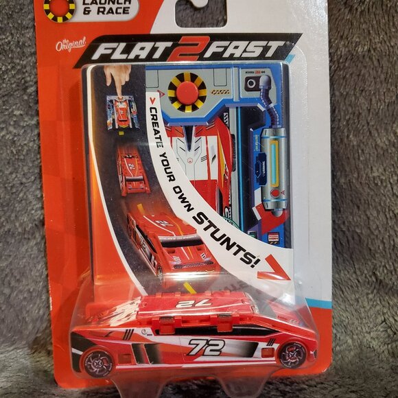 LUKI LAB THE ORIGINAL FLAT2FAST CARD RACERS Red - Picture 2 of 6
